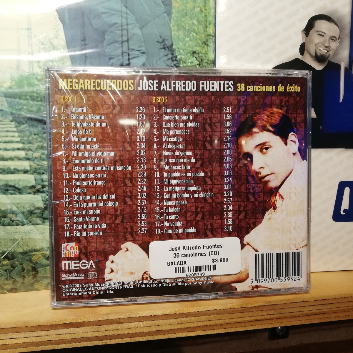 José Alfredo Fuentes-36 canciones (2 CD´S)