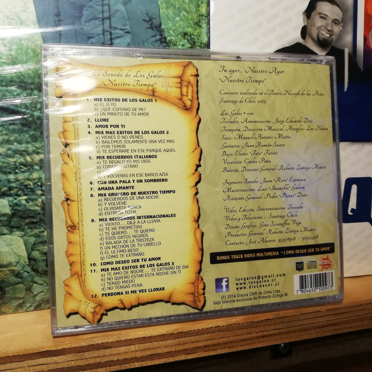 Los Galos-Nuestro tiempo en concierto (CD)