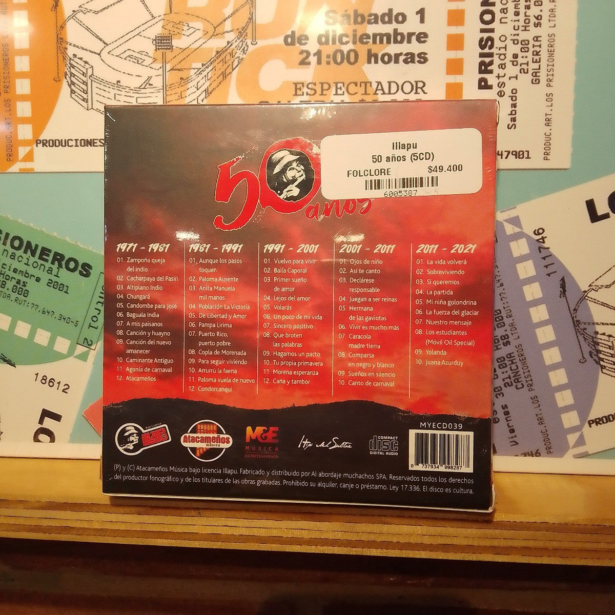 Illapu- 50 años (5CD)