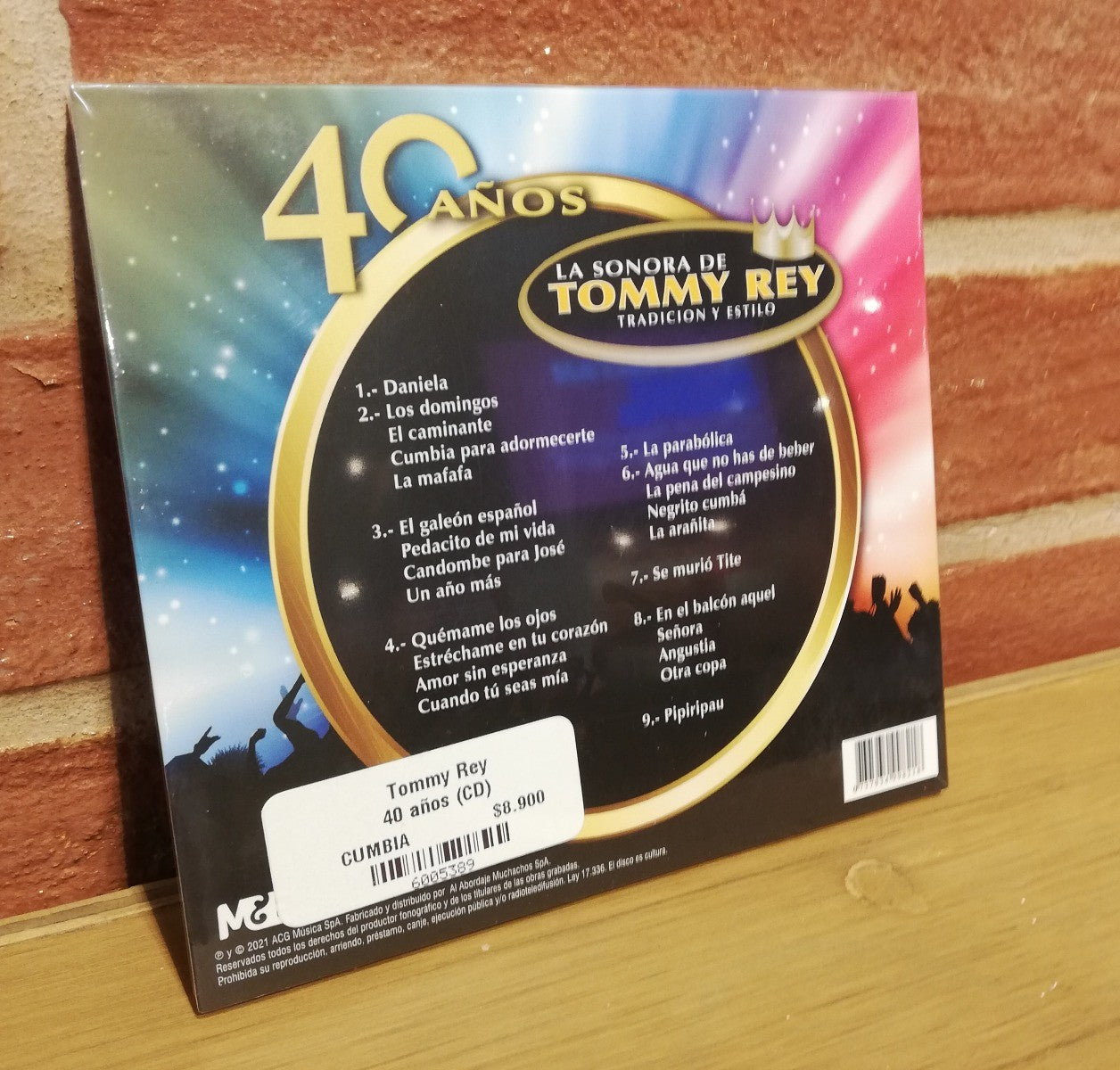 Tommy Rey-40 años (CD)