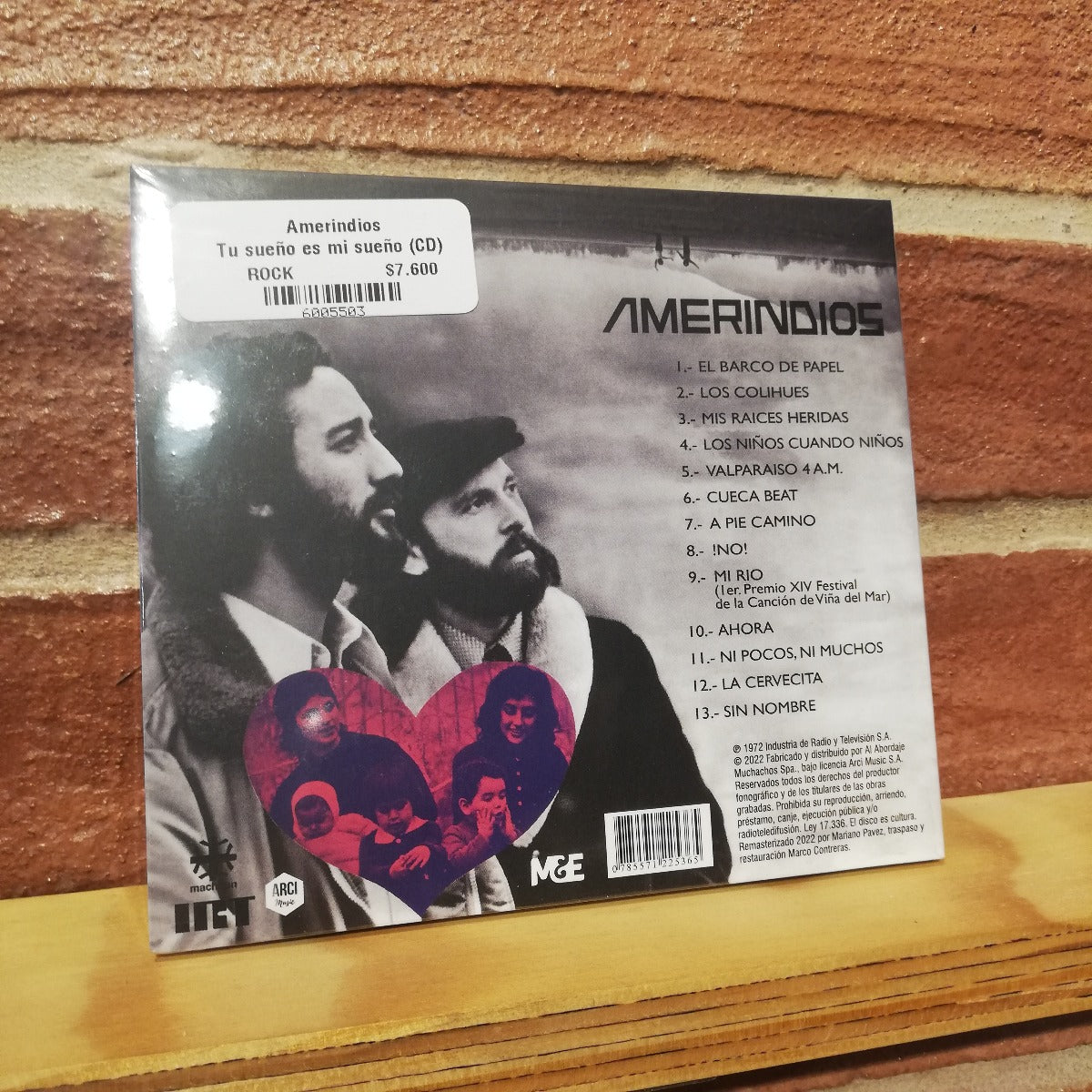 Amerindios-Tu sueño es mi sueño (CD)