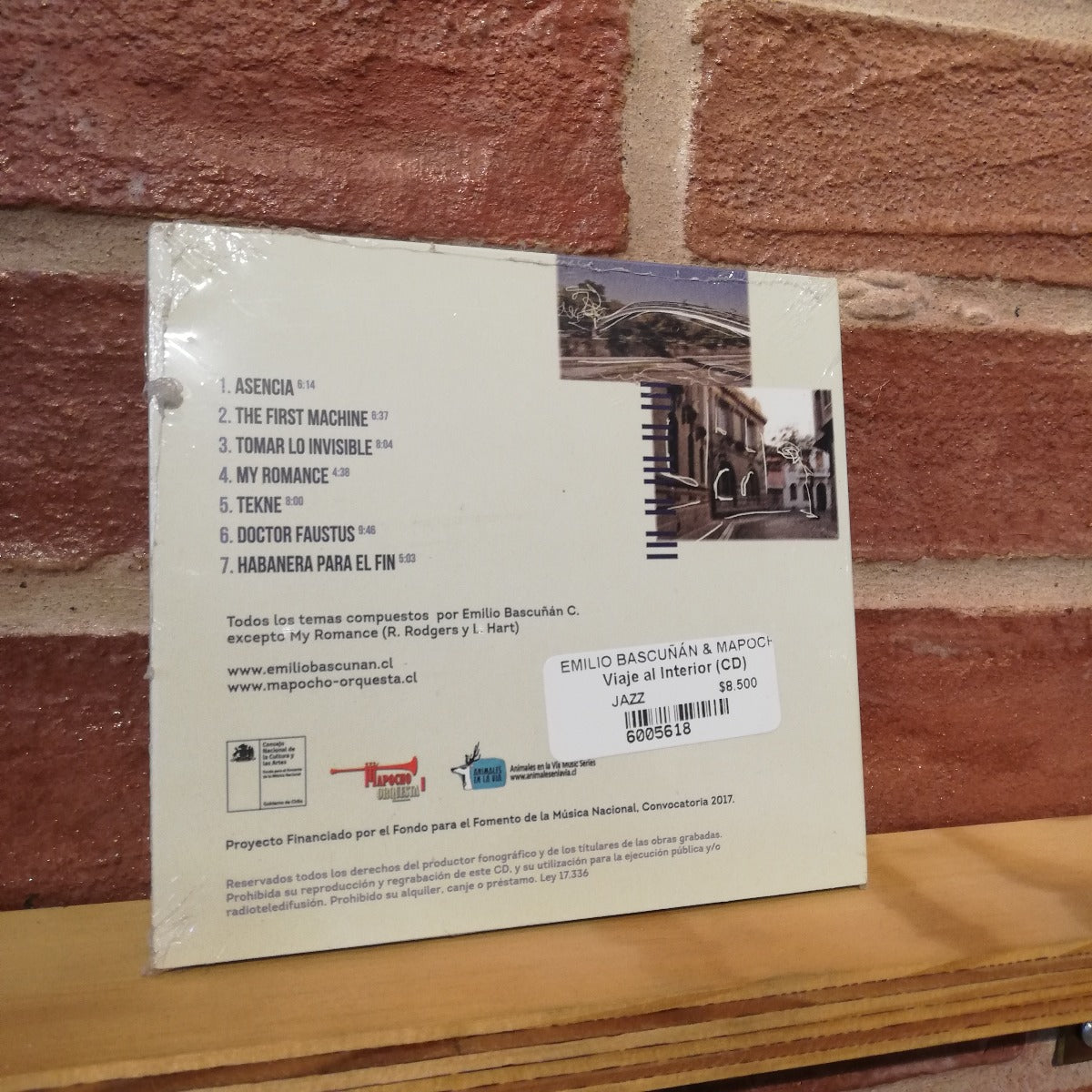 EMILIO BASCUÑÁN & MAPOCHO ORQUESTA-Viaje al Interior (CD)