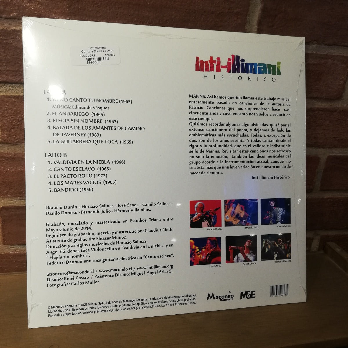 Inti illimani-Canta a Manns (LP12")