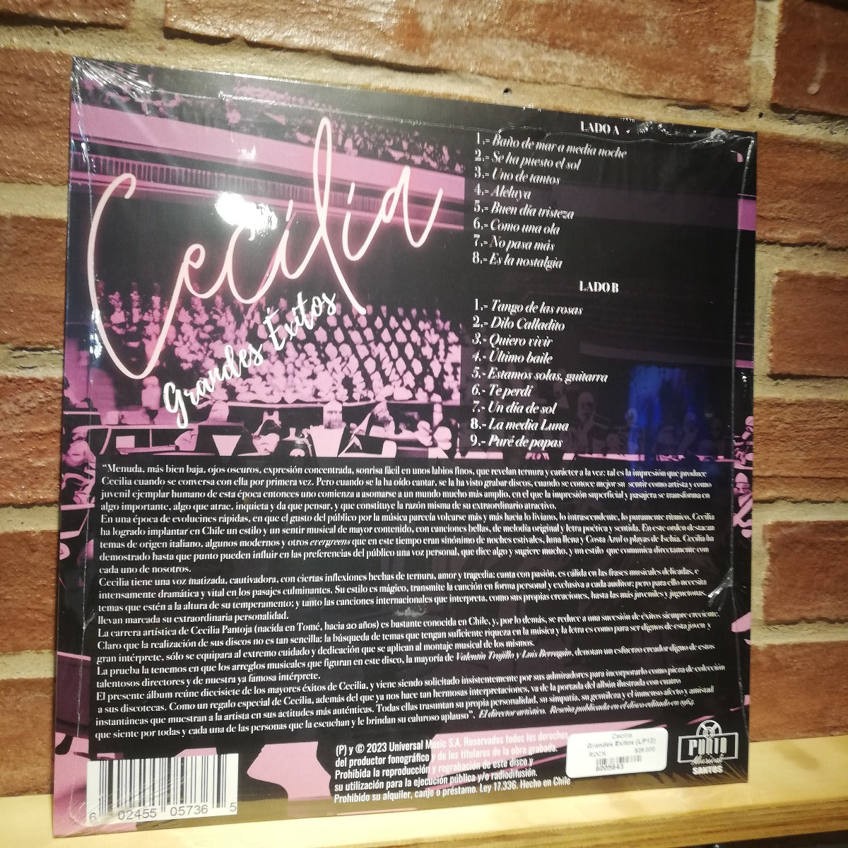 Cecilia-Grandes Éxitos (LP 12")