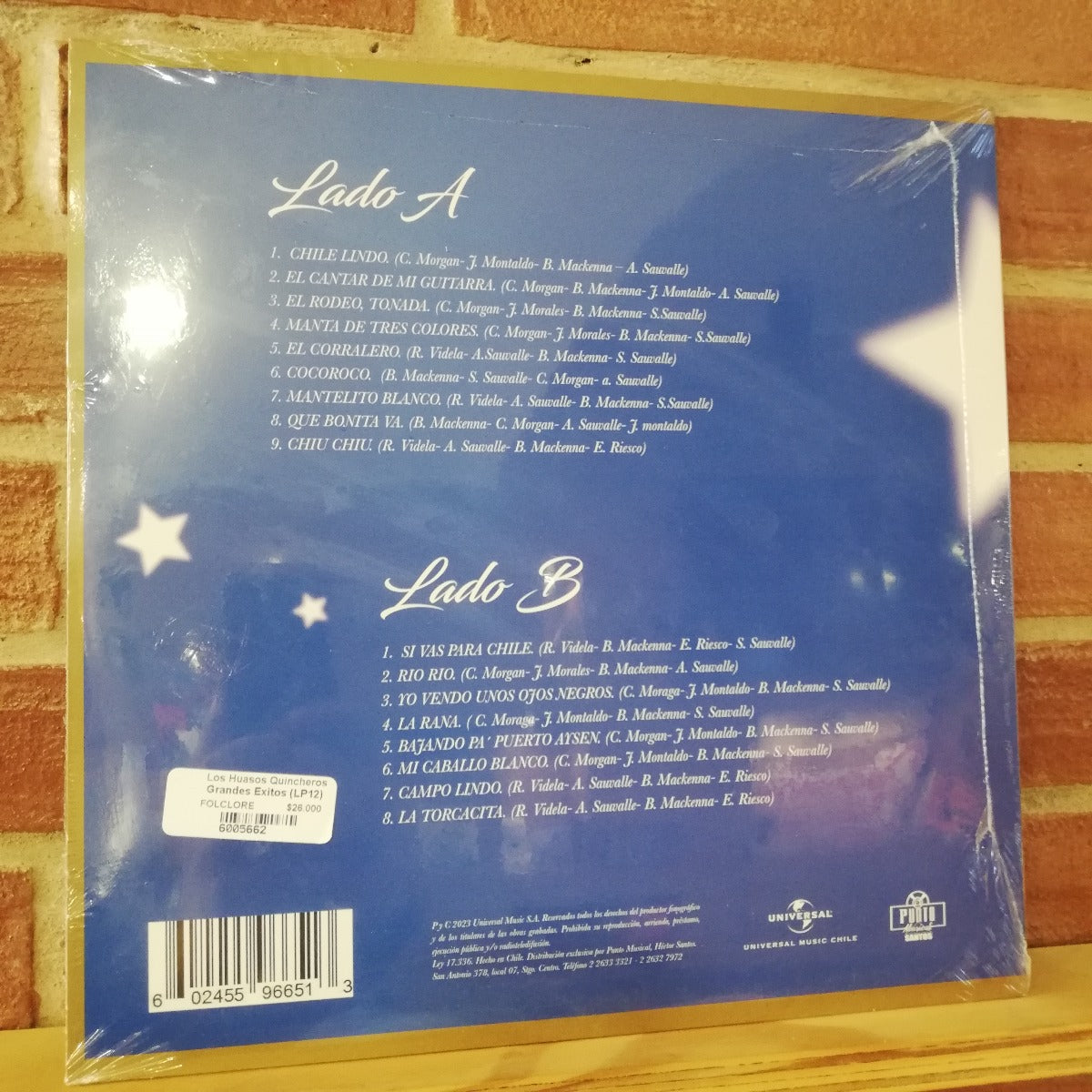 Los Huasos Quincheros-Grandes Éxitos (LP 12")