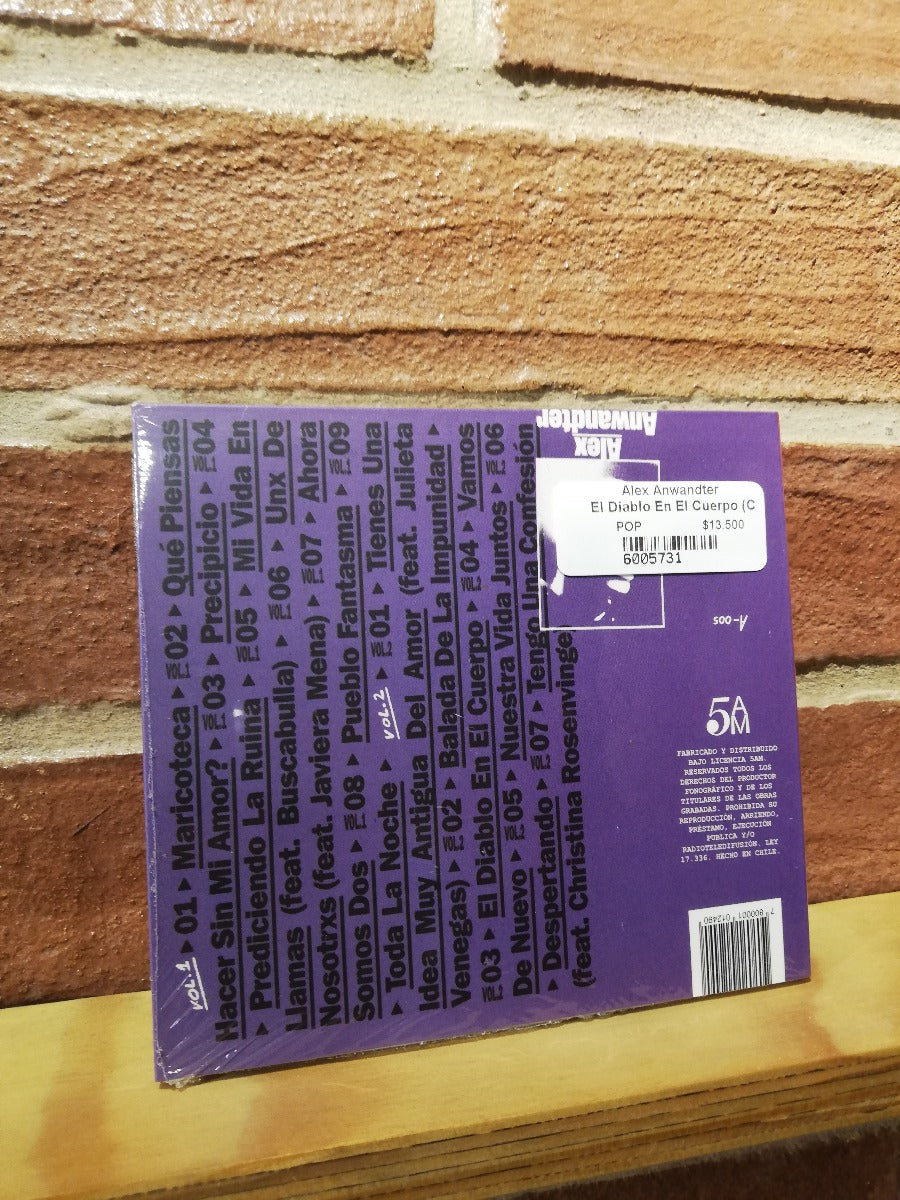 Alex Anwandter-El Diablo En El Cuerpo (CD)