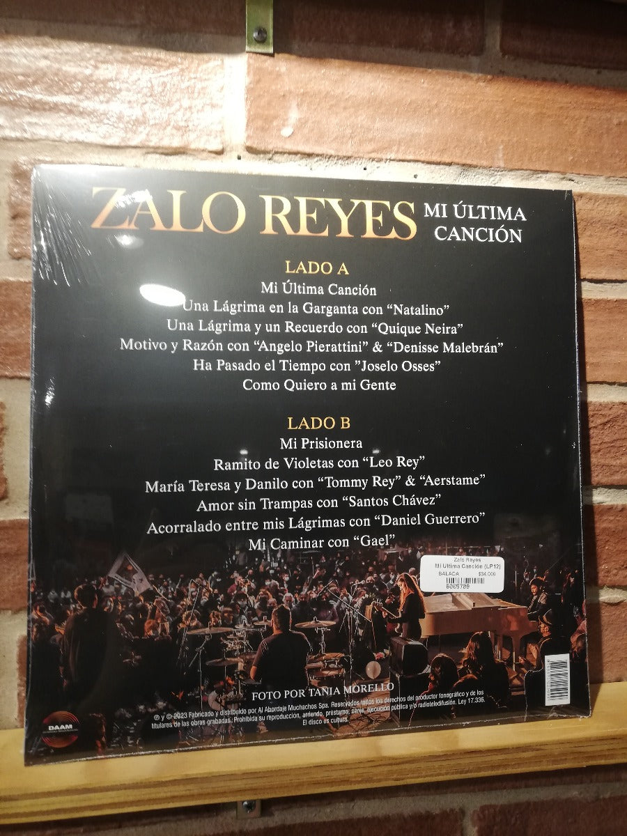 Zalo Reyes-Mi Última Canción (LP 12")