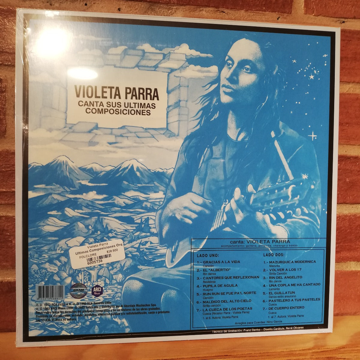 Violeta Parra-Últimas Composiciones Orquestada Celeste (LP 12")