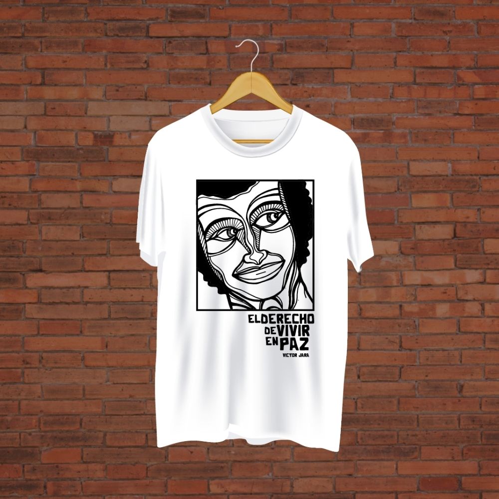 Polera Palmatoria Victor Jara rosada