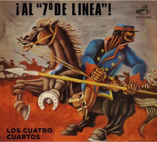 Los Cuatro Cuartos-Al Séptimo en la Línea (LP 12")