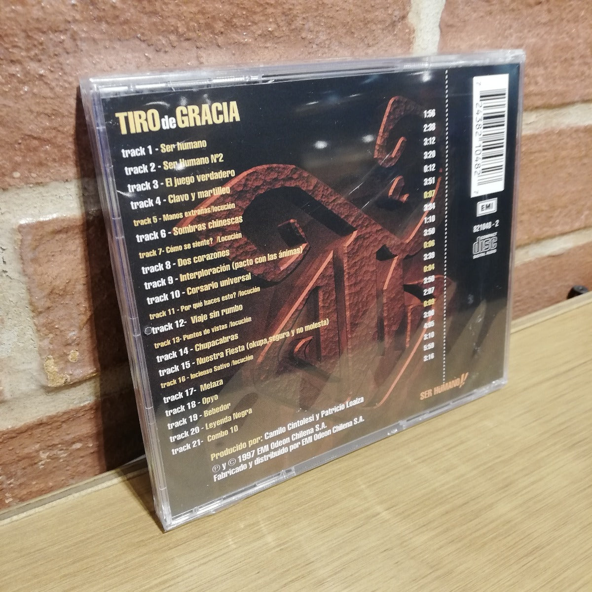 Tiro de Gracia-ser humano (CD)