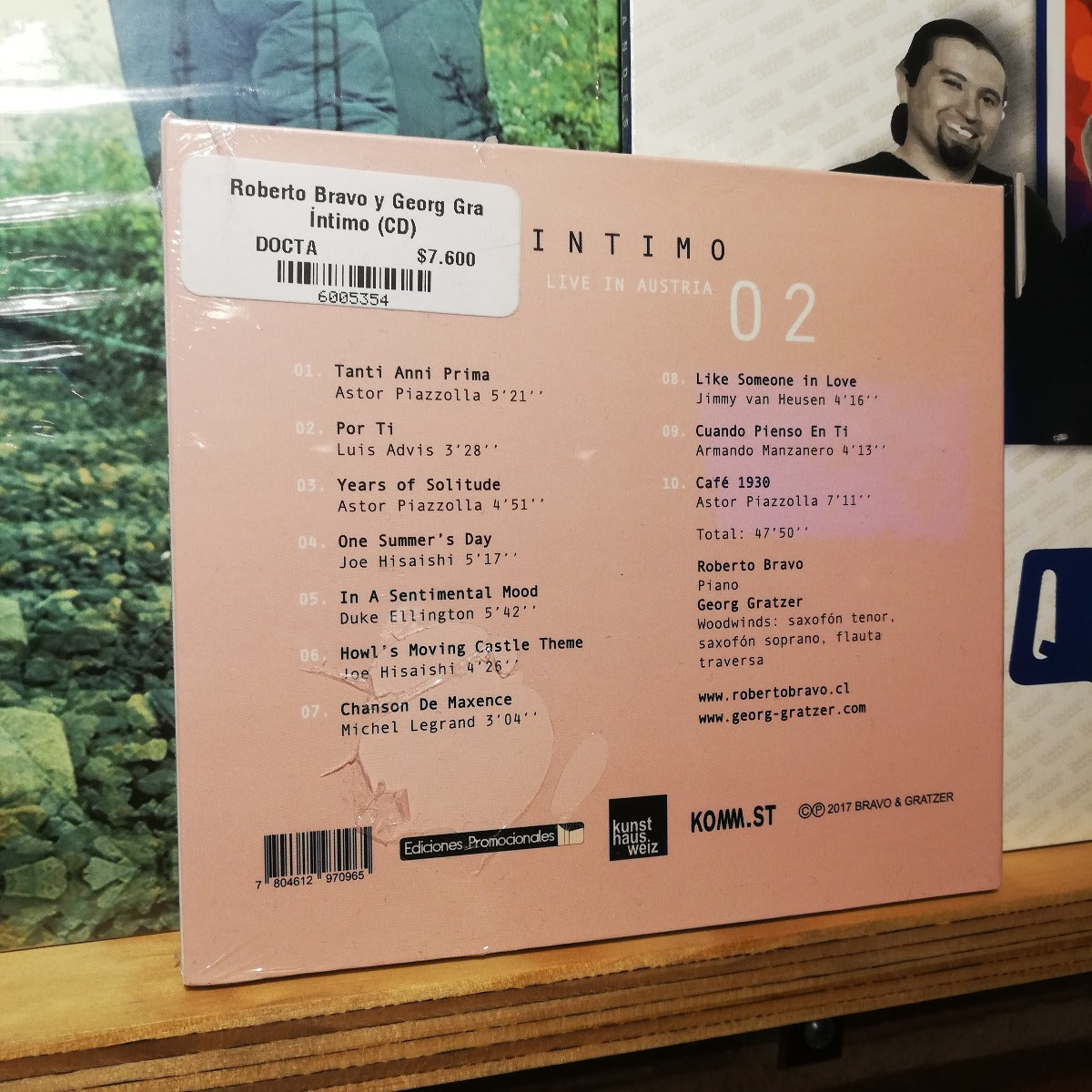 Roberto Bravo y Georg Gratzer-Íntimo (CD)