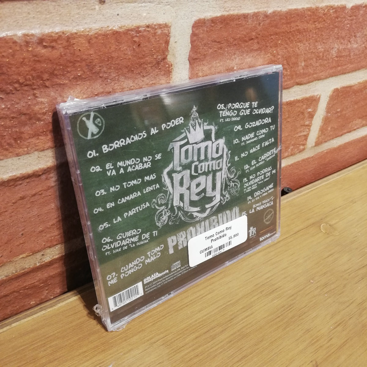 Tomo Como Rey-Prohibido (CD)