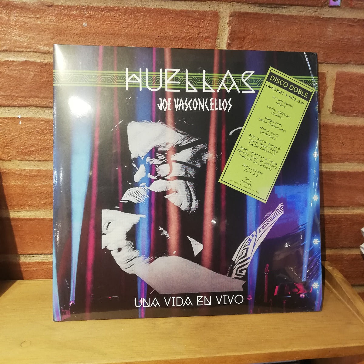 Joe Vasconcellos-Huellas - Una vida en vivo (2LP "12)