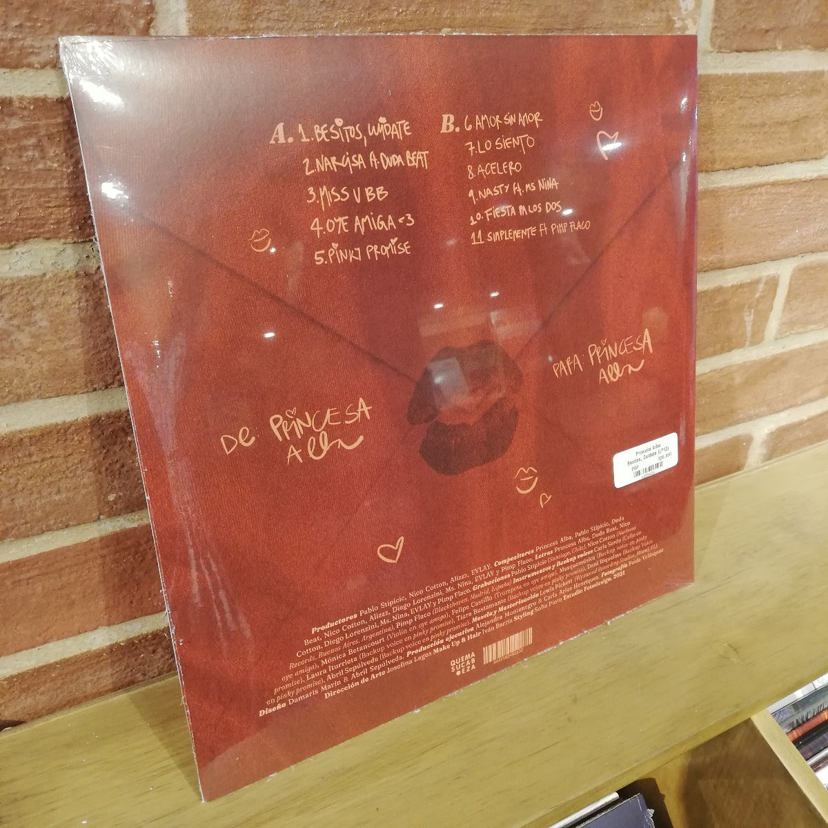 Princesa Alba-Besitos, Cuídate (LP 12")