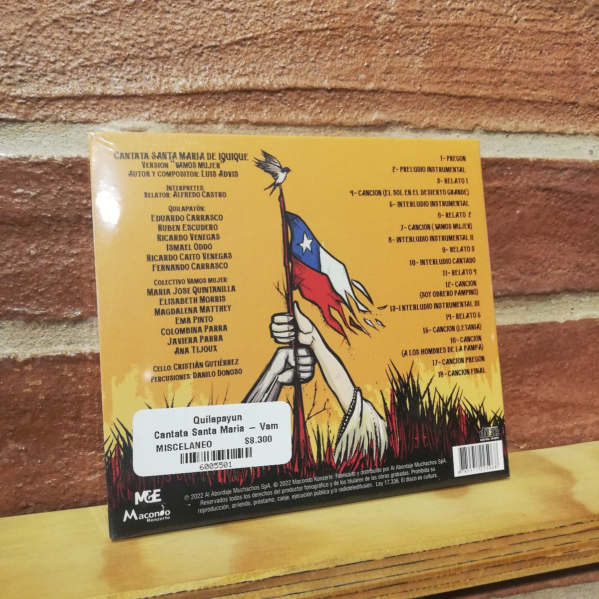 Quilapayun-Cantata Santa María - Vamos Mujer (CD)