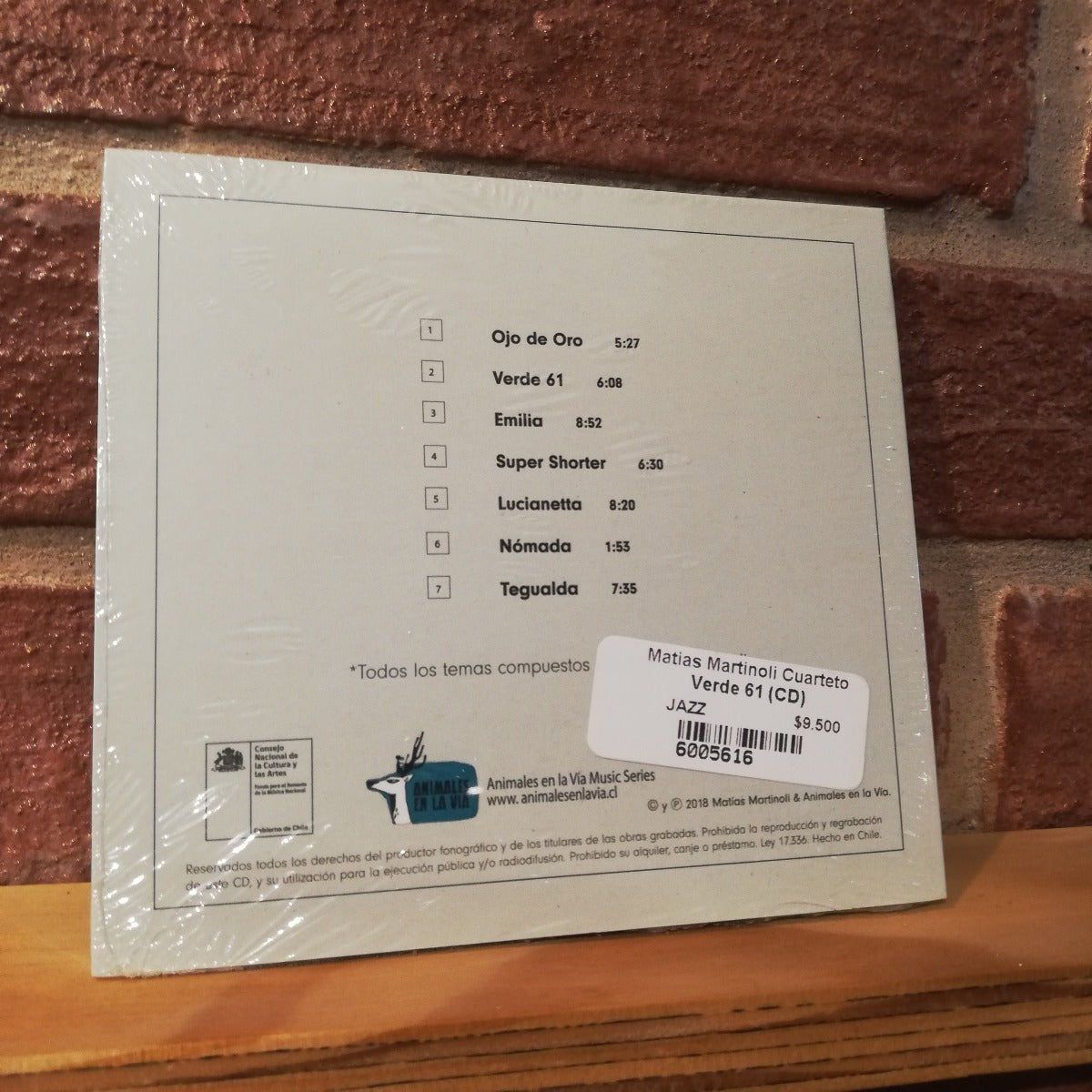 Matías Martinoli Cuarteto-Verde 61 (CD)