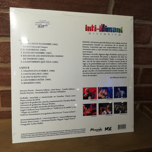 Inti illimani-Canta a Manns (LP12")