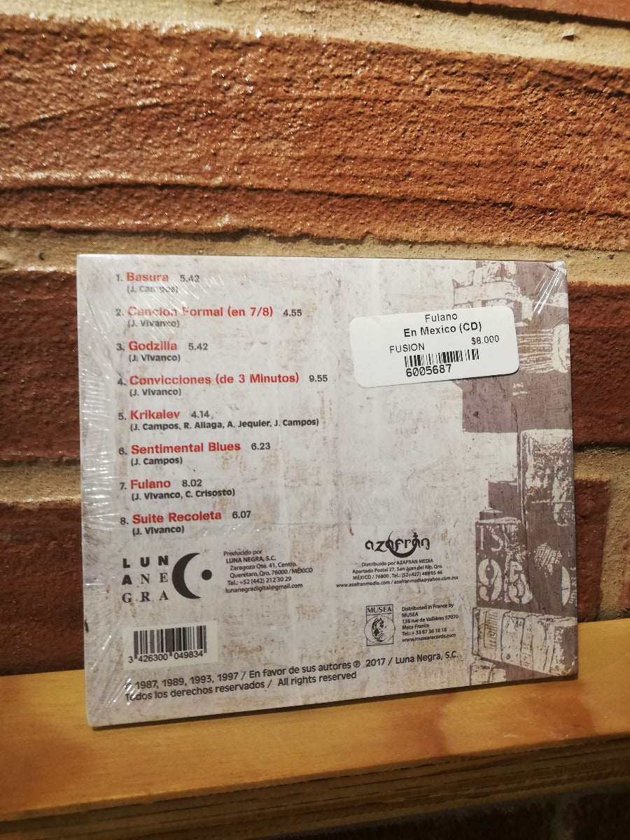 Fulano-En Mexico (CD)