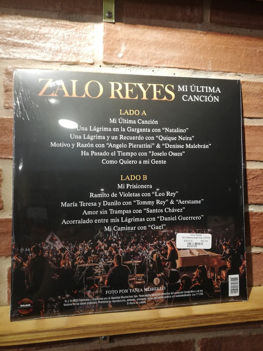 Zalo Reyes-Mi Última Canción (LP 12")