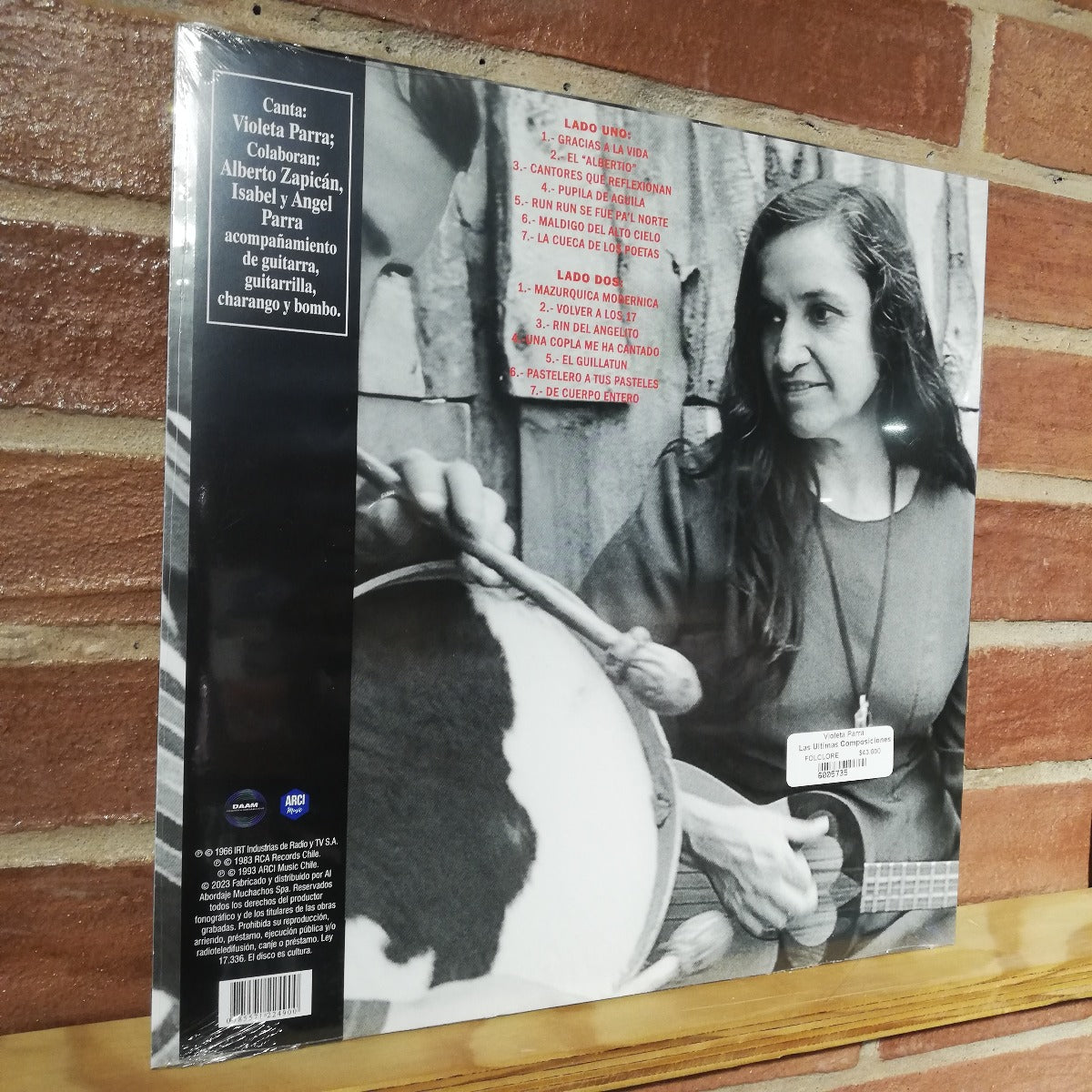 Violeta Parra-Las Ultimas Composiciones Marmolado (LP 12")