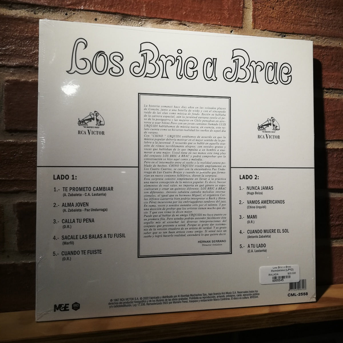 Los Bric a Brac-Homónimo (LP 12")