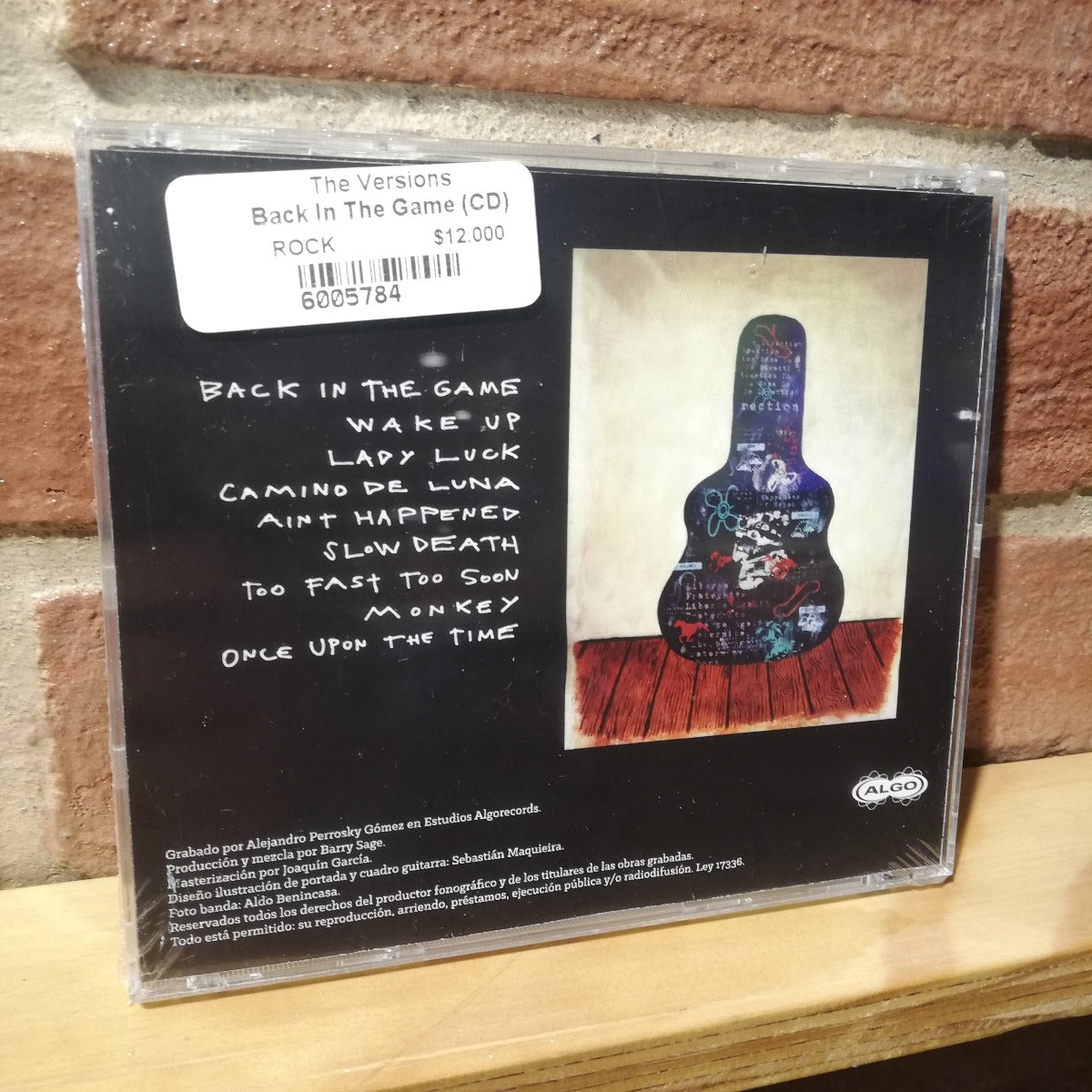 The Versions-Back In The Game (CD)